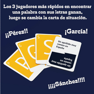 <span class=keywords><strong>Juego</strong></span> <span class=keywords><strong>de</strong></span> Cartas Quick Stop en Español, <span class=keywords><strong>Juego</strong></span> <span class=keywords><strong>de</strong></span> <span class=keywords><strong>Mesa</strong></span> <span class=keywords><strong>de</strong></span> Palabras <span class=keywords><strong>de</strong></span> Ritmo Rápido para Fiestas, Entretenimiento Familiar y <span class=keywords><strong>de</strong></span> Amigos, Regalo para Reuniones en Interiores - Product Image 4