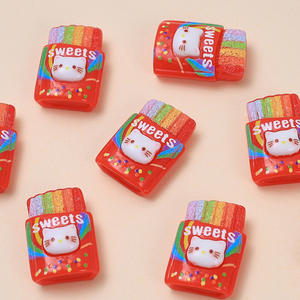 Accessoires en résine faits <span class=keywords><strong>à</strong></span> la main <span class=keywords><strong>pour</strong></span> la création de pinces <span class=keywords><strong>à</strong></span> cheveux, en forme de chat, plaqué or et argent, <span class=keywords><strong>pour</strong></span> la décoration de table, le <span class=keywords><strong>bar</strong></span>, le pain, les bonbons, les aliments, les jeux, les dessins animés, la colle <span class=keywords><strong>à</strong></span> crème - Product Image 6