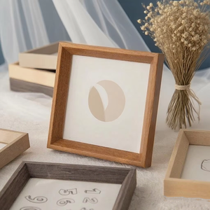 Cadre Photo en Bois 5x7 8x10 Pouces Avec Fleurs Pressees Pour Décoration Murale Mariage Maison <span class=keywords><strong>Burea</strong></span> - Product Image 5