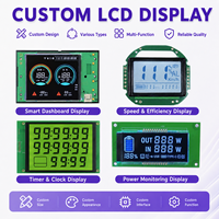 Module d'affichage LCD monochrome à 7 segments personnalisé HTN STN FSTN pour instrument de moto électrique avec affichage LCD à segments