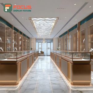 Meubles de magasin de bijoux de luxe sur mesure, finition stratifiée, vitrine pour espace boutique - Product Image 6