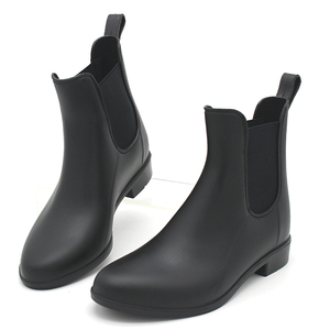 YL106 Stivali da Pioggia in PVC per <span class=keywords><strong>Donna</strong></span>, Impermeabili e Antiscivolo, Neri, alla Moda, per Uso Esterno - Product Image 2