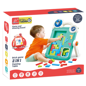 BGL Kids DIY Building russo blocchi di materiale plastico da tavolo per <span class=keywords><strong>scrivere</strong></span> lettere di pittura e disegno - Product Image 4