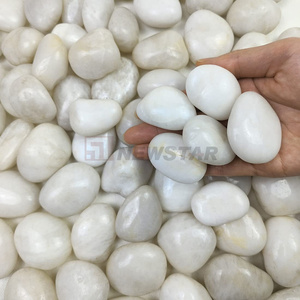 Newstar Natural Outdoor Decorative <strong>Pebbles</strong> Indoor High Polished Vases <strong>Coloured</strong> Stones <strong>Pebbles</strong> White Cobble &amp; <strong>Pebble</strong> Stones - Product Image 3