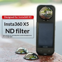 Ensemble de filtres en verre optique ND 16/32/64 pour Insta360X5, filtre à densité neutre, protection anti-rayures pour caméra panoramique