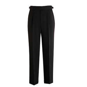 <span class=keywords><strong>Pantaloni</strong></span> da <span class=keywords><strong>Uomo</strong></span> Stile Napoletano, Gamba Dritta con Pieghe Italiane, <span class=keywords><strong>Pantaloni</strong></span> Eleganti Vintage per Ufficio, Matrimonio e Occasioni Formali Estive - Product Image 5