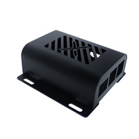 Perfil de Extrusión de Aluminio OEM de Fábrica 6063, Caja Metálica Personalizada para Montaje en Pared para Raspberry Pi 3 Modelo B, Carcasa con Protección IP54