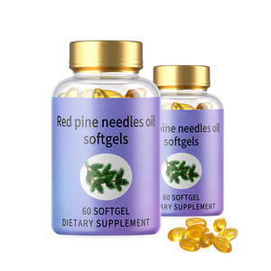 Cápsula de gelatina blanda de aceite de aguja de pino rojo de alta calidad, suplementos, embellecimiento de desintoxicación - Product Image 3