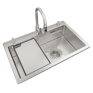 Lavello da <span class=keywords><strong>cucina</strong></span> in acciaio inox nano, realizzato a mano, per lavare piatti e verdure - Product Image 1