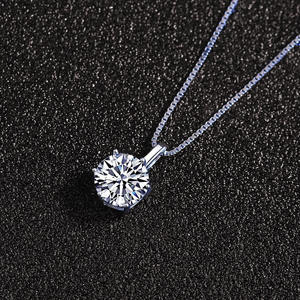 Venta al por mayor de collares, colgante chapado en oro, cadena Real Original, circonita cúbica, piedras preciosas, Joyería de diamantes, recuerdos para invitados de boda - Product Image 1