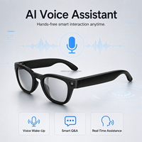 Wistino Caméra de Lunettes Sans Fil Wi-Fi 6 Double Bande 8MP avec Reconnaissance d'Objets par IA et Étui de Charge 2000 mAh