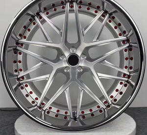 Roues à disque profondes forgées en argent brossé 2 pièces pour roues bmw e90 f30 e60 f10 <span class=keywords><strong>e36</strong></span> audi a4 b8 <span class=keywords><strong>bbs</strong></span> Markert C8 - Product Image 2