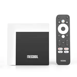 Mecool KM7 Plus TV Box Android 11 4k G-oogle TV 2GB DDR4 16GB ROM 100M LAN Internet S905Y4 Home Media Player