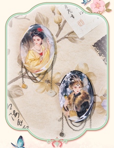 Lot de 12 boîtes en gros Kakawow the Dream of the Red Chamber Questioning Flowers Series Badges en métal Boîte mystère Articles de collection pour jouets et cadeaux - Product Image 4