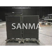 Sistema de Sonido Profesional TTL 55-A, Altavoz de Línea Activo de 3 Vías con Doble Woofer de 12 Pulgadas, para DJ, Escenarios y Exteriores