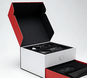 Eco Friendly Recycled <b>Materials</b> Custom Logo Luxury Rigid Paper Reusable Portable Protective Case Eyewear Glasses <b>Packaging</b> Box - Product Image 4