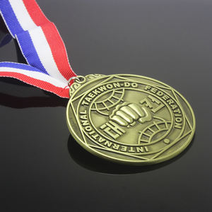 工厂定制金属马拉松奖牌健身比赛奖励奖牌马拉松跑步比赛游泳运动跆拳道空手道奖牌 - Product Image 4