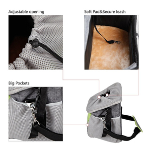 Waterproof Dog Bike Basket Bag Adjustable Shoulder Strap Portable Travel Bag Safe <b>Backpack</b> Bicycle Pet Bicycle <b>Carrier</b> - Product Image 5