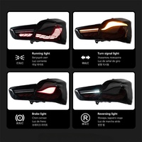 Feux arrière modifiés Veidt pour BMW Série 1 F20 (2015-2018), style écailles de dragon LED, clignotants dynamiques
