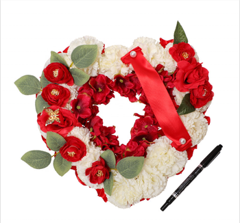 Funeral Flowers Heart Buy Quality Funeral Flowers Heart On M Alibaba Com