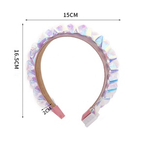 Diadema de Plástico con Diseño Creativo para Fiestas, Decoraciones con Película de Color, Diadema con Luz LED - Product Image 6