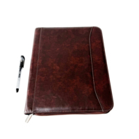 Organiseur de documents en cuir PU de couleur mélangée A4, classeur de documents A4, porte-documents, produit de classement du fabricant