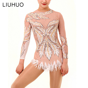 Justaucorps de <span class=keywords><strong>gymnastique</strong></span> rythmique pour femmes Latin Performance Wear pour les compétitions et les tenues de <span class=keywords><strong>gymnastique</strong></span> - Product Image 1