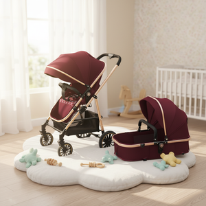 รถเข็นเด็กพับได้แบบพกพา น้ำหนักเบา 3 in 1 สำหรับเด็กวัยหัดเดิน - Product Image 1