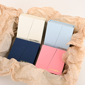 Caja de Regalo Magnética para Joyería, con Logotipo Personalizado Glampkg, Nuevo Diseño Cuadrado, Empaque de Papel para Collares - Product Image 4