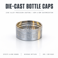 Die Cast zinklegering flessenstop voor wijn, champagne, afdichting, hotel, bar, restaurant, catering, proeverij, feestaccessoire