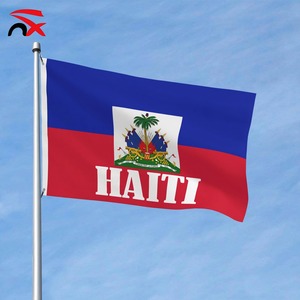 Wholesale Polyester Outdoor 3*5ft Haiti National <strong>Flag</strong> Country 150*90cm Haitian <strong>Flags</strong> for Festival Cheering - Product Image 1