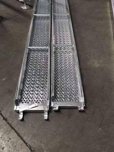 Hot <b>Dip</b> Galvanized Steel Planks Suppliers Steel Scaffold Platform Pierced Steel Plank Frame Metal Deck - Product Image 2