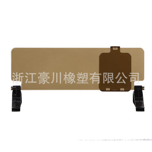 Pare-soleil de voiture pour pare-brise avant, en PVC, couleur unie, installation par boucle, anti-éblouissement, protection solaire pour les conducteurs - Product Image 2