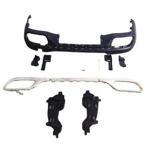 Lame de pare-choc arrière avec embout d'échappement, accessoire de voiture, haute qualité, pour Mercedes Benz classe <span class=keywords><strong>C</strong></span> W206 vers le modèle c63s AMG, ap02 - Product Image 1