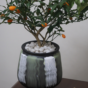Modern Round High Polished <strong>White</strong> Pebble <strong>Stone</strong> <strong>Decorative</strong> <strong>River</strong> Pebble for Landscaping Outdoor Use - Product Image 5