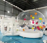 Camping en plein air de haute qualité fête de mariage tente dôme Transparent gonflable bulle ballons maison