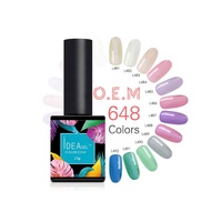 Gel UV Non Toxique pour Nail Art, Haute Brillance, Tenue Longue Durée 20 Jours, Soak Off, Polymérisation LED, 11% Résine Naturelle Sans Toxines