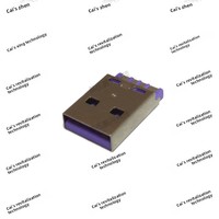 Cable de Datos USB de Alta Corriente 5A con Conector USB-A Macho Metálico, Almohadilla Reforzada y Núcleo de Goma Morado, Directo de Fábrica ZX