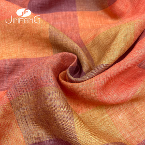 Tissu en lin coloré français, teint en fil, doux et respirant, 100 % lin à carreaux gingham pour vêtements, robes et pantalons - Product Image 5
