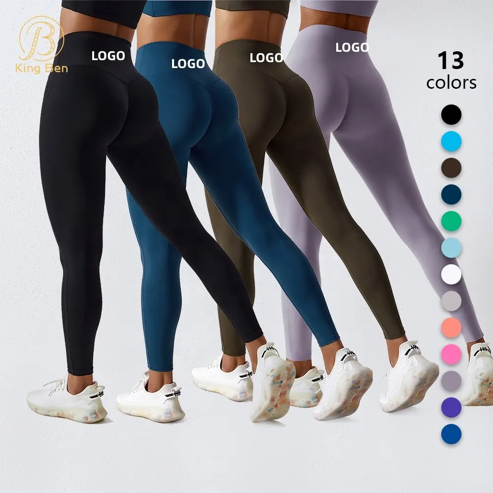 Legging Yoga ramah kulit, Legging Fitness Yoga celana olahraga ukuran besar pinggang tinggi, celana ketat untuk wanita