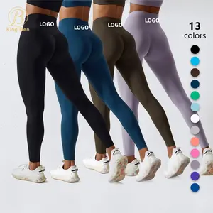 Legging Yoga ramah kulit, Legging Fitness Yoga celana olahraga ukuran besar pinggang tinggi, celana ketat untuk wanita