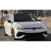 Kit de carrosserie pour Volkswagen Golf 8 à R, y compris pare-chocs avant et arrière avec calandre, jupes latérales et diffuseur arrière, offre spéciale