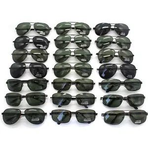 Gafas de sol polarizadas para hombre, lentes de sol con protección masculinas uv400, de metal, adecuadas para conducir, 2022