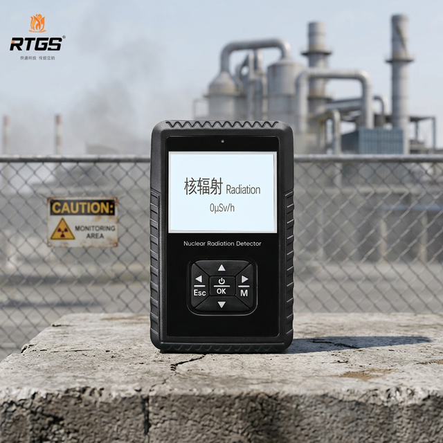 customized portable nuclear radiation gas leak detector 3.7V rechargeable enverionment land air detector