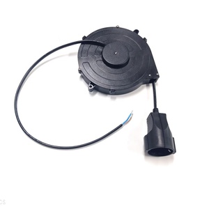 Câble rétractable de 3 m de long, petite capacité, prise femelle EU 2 broches vers extrémité dénudée, câble d'alimentation à ressort, enrouleur de câble à rembobinage automatique - Product Image 1
