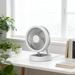 Ventilateur de camping sans pales rechargeable <span class=keywords><strong>Feigo</strong></span>, design lampe-batterie, pliable, portable, faible bruit 30-34dB, USB/Batterie, utilisation extérieure et domestique - Product Image 6