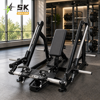 Équipement de musculation double fonction réglable SK pour exercices de traction et flexion, idéal pour les projets de salles de sport commerciales