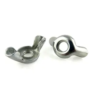 Nhà cung cấp trung quốc M6 Kim Loại Mạ Kẽm Đóng Dấu Bướm Wing Nut