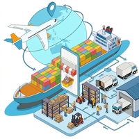 Transporte Aéreo Rápido y Eficiente de Pekín a los Principales Aeropuertos de los Emiratos Árabes Unidos, Logística de Consolidación Segura