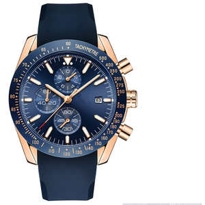Reloj de Hombre de Acero Inoxidable, Reloj de Cuarzo con Movimiento Japonés, Parte Trasera de Acero Inoxidable, Resistente al Agua 5 ATM - Product Image 2